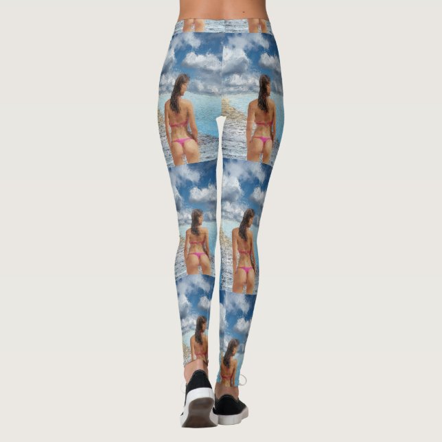 Bikini Girl Thunder_Cove Leggings (Baksida)