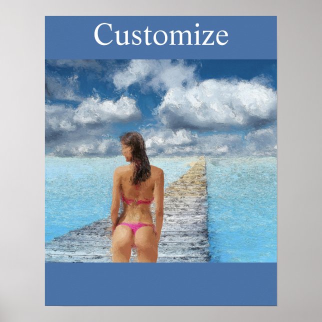 Bikini Girl Thunder_Cove Poster (Framsidan)