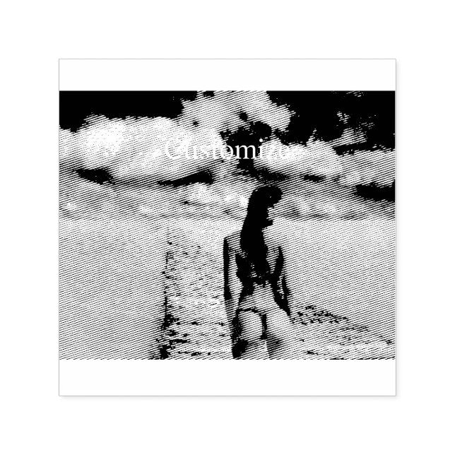 Bikini Girl Thunder_Cove Självfärgande Stämpel (Design)