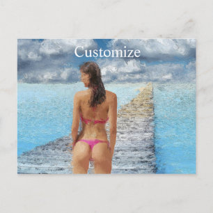 Bikini Girl Thunder_Cove Vykort