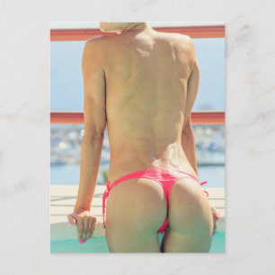 BIKINI GIRL VYKORT