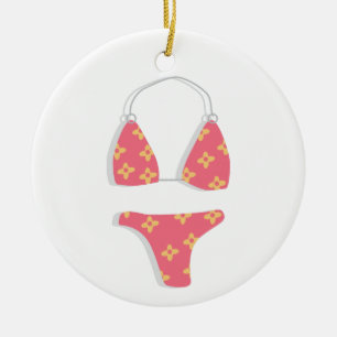 Bikini Julgransprydnad Keramik