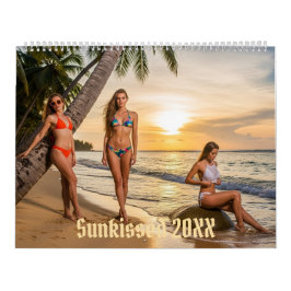 Bikini-kalender med vackra kvinnor - Begränsad Kalender