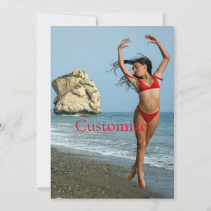 Bikini Model Dancing Thunder_Cove Inbjudningar