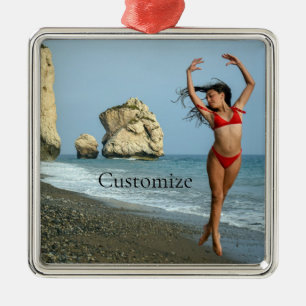 Bikini Model Dancing Thunder_Cove Julgransprydnad Metall