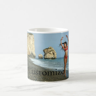 Bikini Model Dancing Thunder_Cove Kaffemugg