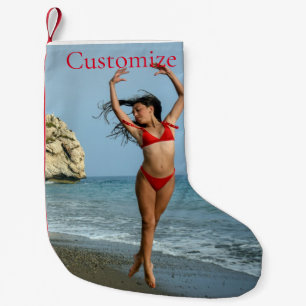 Bikini Model Dancing Thunder_Cove Liten Julstrumpa