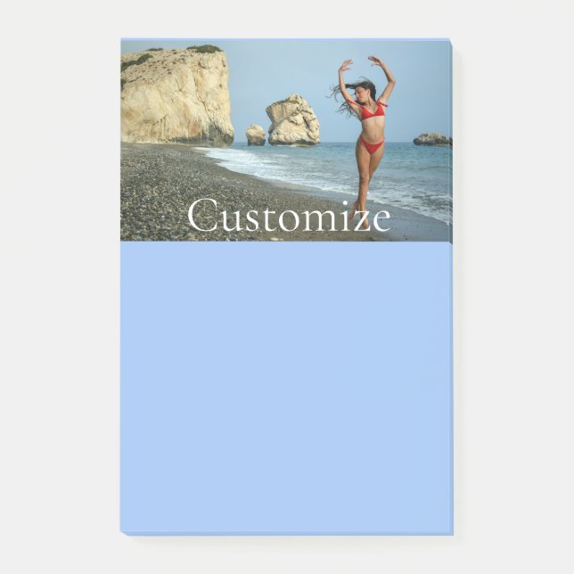 Bikini Model Dancing Thunder_Cove Post-it Block (Framsida)