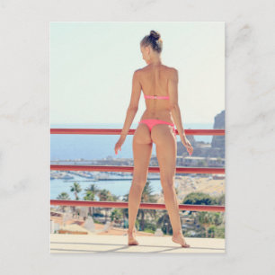 Bikini-modell Vykort