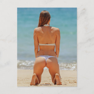 Bikini-modell Vykort