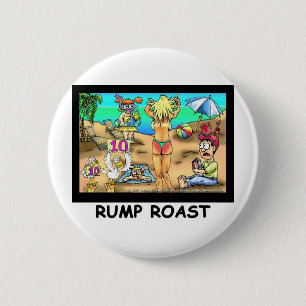 Bikini Rump Roast Roliga Okonventionella T-shirts Knapp