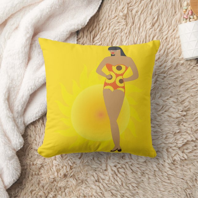 Bikiniflicka Kudde (Filt)