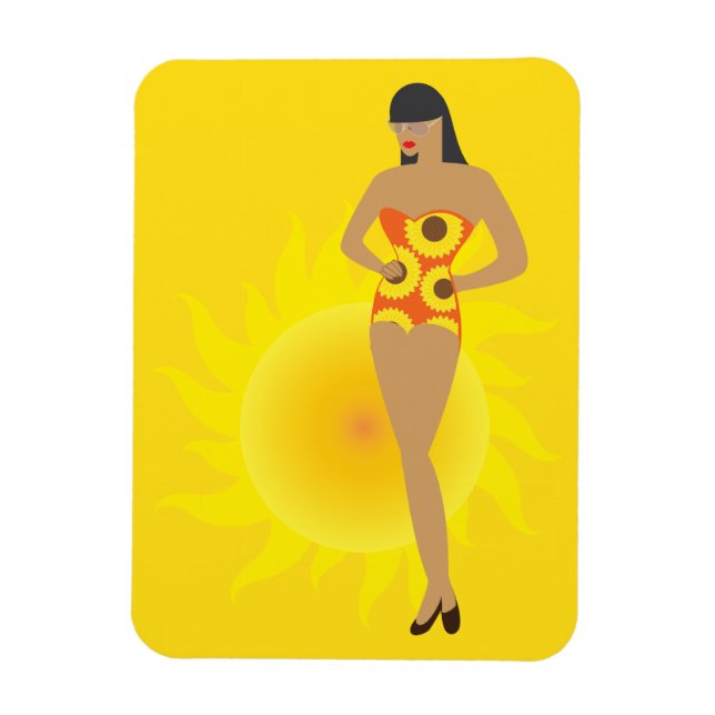 Bikiniflicka Magnet (Vertikal)