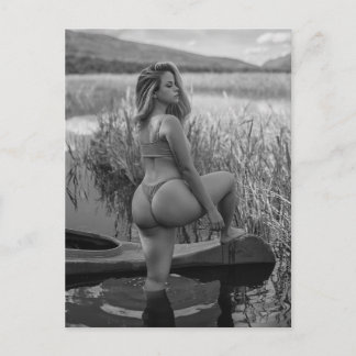 Bikinimodell Foto Postkort Vykort