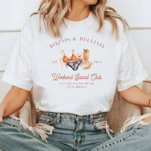 Bikinis & Bellinis Sällskapsklubb för möhippor T Shirt