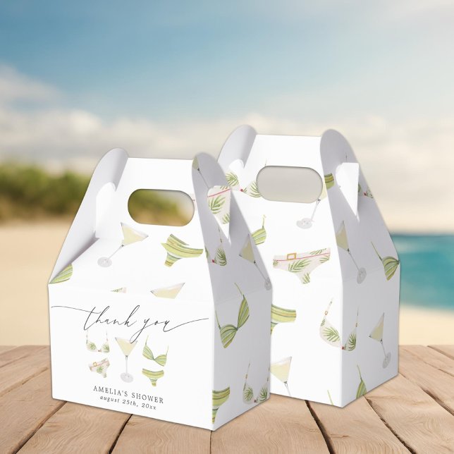 Bikinis & Martinis Bröllopsdusch Möhippa Presentaskar (Skapare uppladdad)