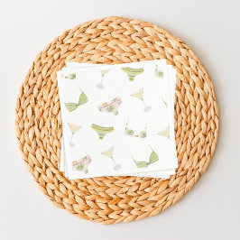 Bikinis & Martinis Bröllopsfest Sösterbrud Pappersservett