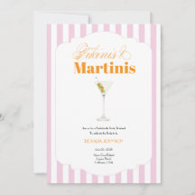 Bikinis & Martinis möhippa (rosa & orange)