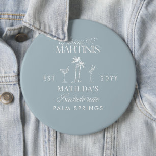 Bikinis och martinis Elegant vintage möhippa Knapp
