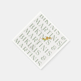 Bikinis och Martinis Pappersservett