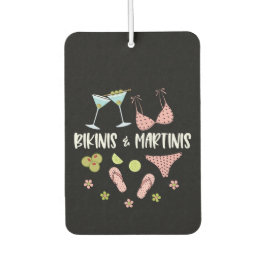 Bikinis och Martinis Söt strandstämning Rosa prick
