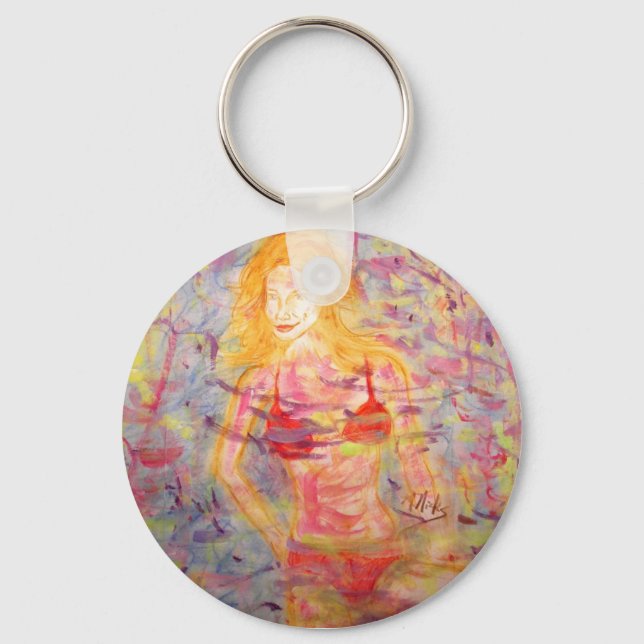 bikinisk flicka nyckelring (Framsida)