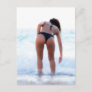 Bikinistrandsbrud ! fotokort vykort