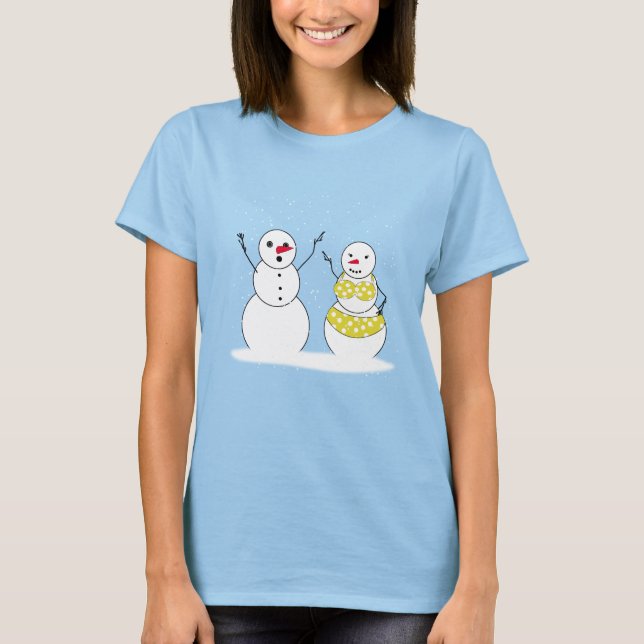 Bikinistund Snömannen Tee (Framsida)