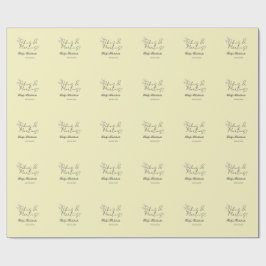 Bikins & Martinis möhipparty gult retro Presentpapper