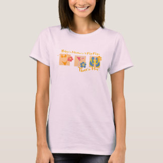 Biknis Martinis & flinflip flops Tee Shirt