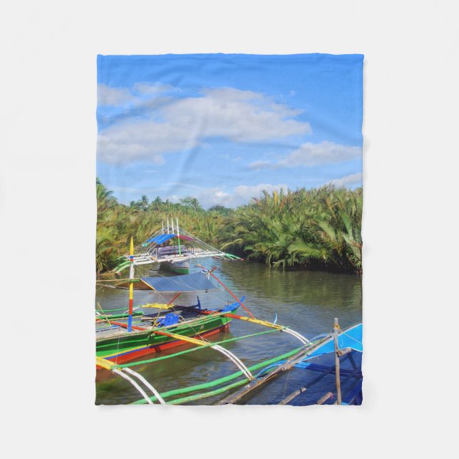 Bikol i Filippinerna Fleecefilt (Framsidan)