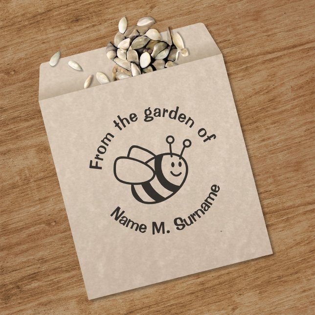 Bikortstämpel Stämpel (Seed Envelope Stamp in Use)
