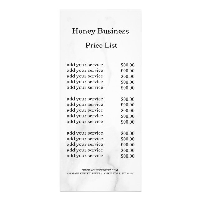 Bikostnadslista Ställkort (Framsidan)