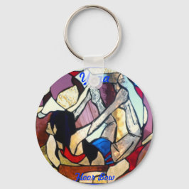 Bikram yoga Bow Pose Dhanurasana Keychain Nyckelring