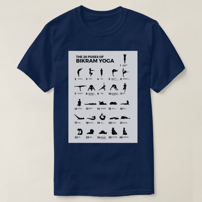 Bikram Yoga i 26 delägare T Shirt (Design framsida)