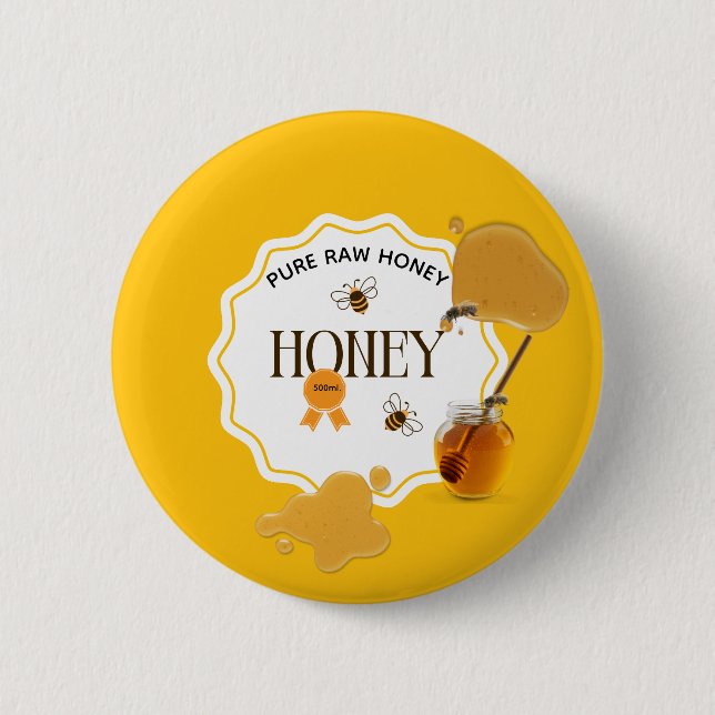 Bikupa Honungsburk Honeybee Biodling Knapp (Framsida)