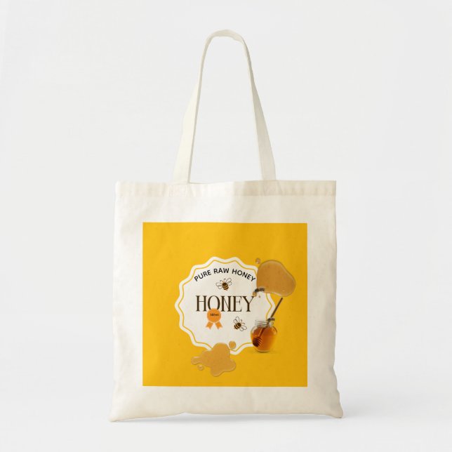 Bikupa Honungsburk Honeybee Biodling Tygkasse (Framsidan)