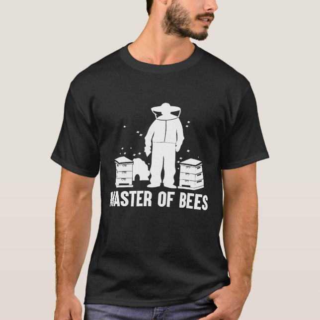 Bikupa i Apiarist och biodlare T Shirt (Framsida)