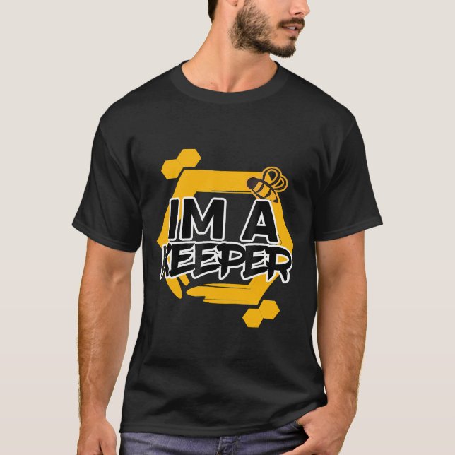 Bikupa Im A Keeper biodling T Shirt (Framsida)