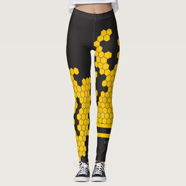 Bikupadamasker Leggings (Framsida)