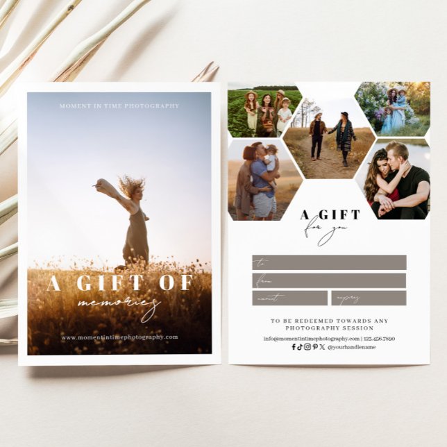 Bikupexagon Fotografi Presentkort (Skapare uppladdad)