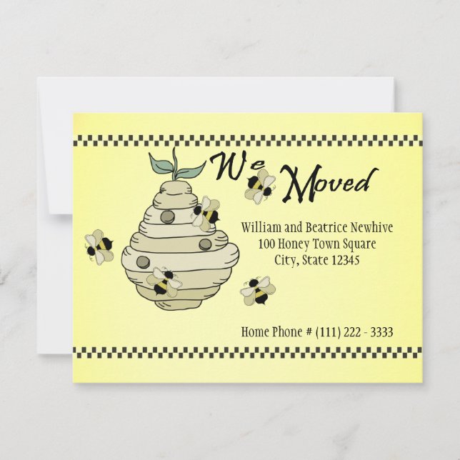 Bikupor Byte av meddelande om Adress (Framsida)