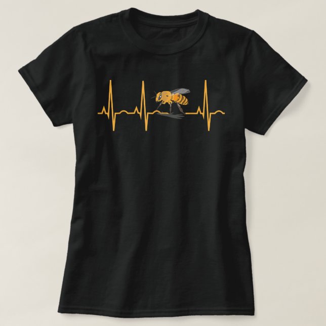 Bikvinnor Guds Spara Drottningen Bees Honungsbiodl T Shirt (Design framsida)