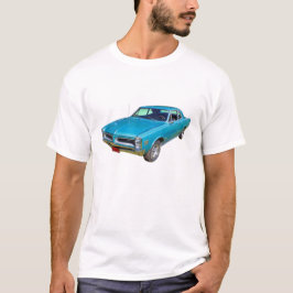 Bil 1966 för blåttPontiac Le Mans muskel Tee Shirt