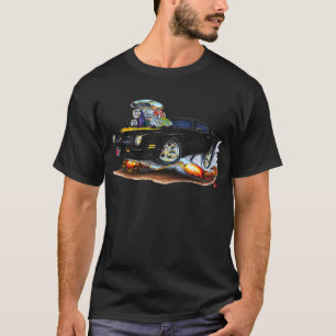 Bil 1974-76 för trans.-förmiddagsvart t shirt