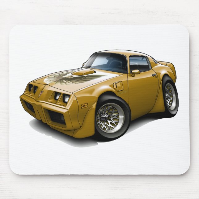 Bil 1979-81 för trans.-förmiddagguld musmatta (Framsidan)