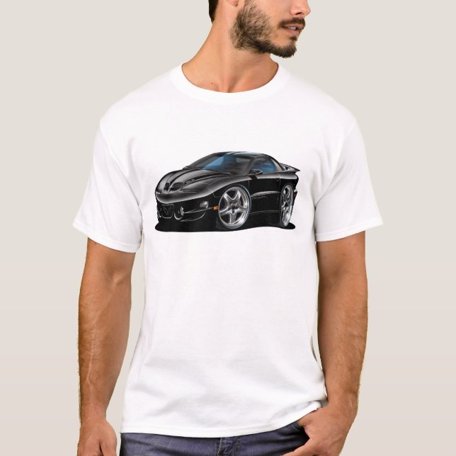 Bil 1998-02 för trans.-förmiddagsvart t-shirt (Framsida)