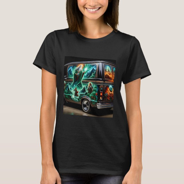 Bil Fantasy Färg T Shirt (Framsida)