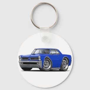 Bil för 1965 GTO-blått Nyckelring