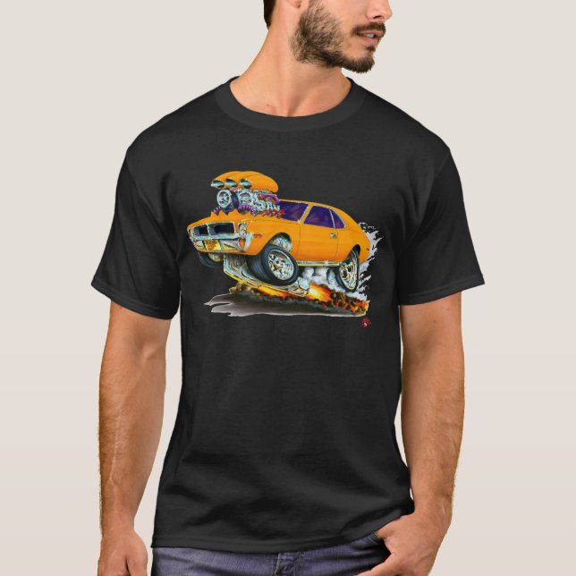 Bil för AMC-Javelinorange Tee (Framsida)